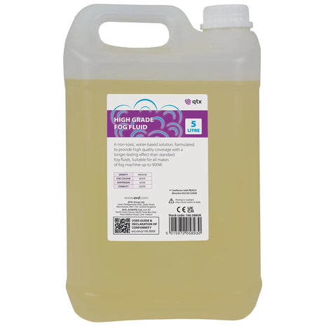 QTX Fog Fluid High Grade Orange 5L QTX