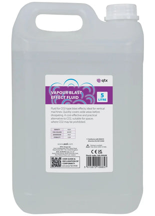 QTX Vapour Blast Effect Fluid 5L QTX
