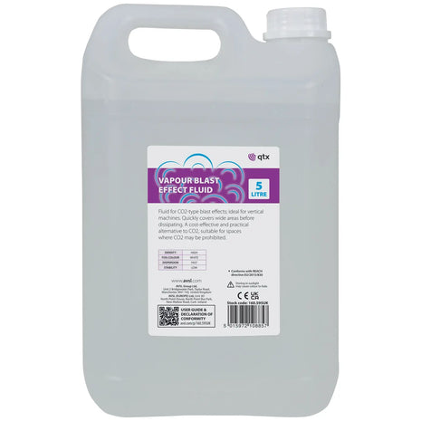 QTX Vapour Blast Effect Fluid 5L QTX