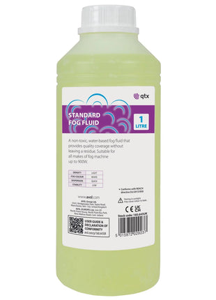 QTX Standard Fog Fluid Yellow 1L QTX