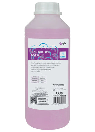 QTX High Quality Fog Fluid Pink 1L QTX
