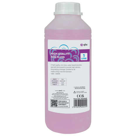 QTX High Quality Fog Fluid Pink 1L QTX