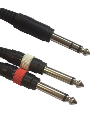 Accu Cable AC-J6S-2J6M/3 Jack 63mm stereo/2x Jack