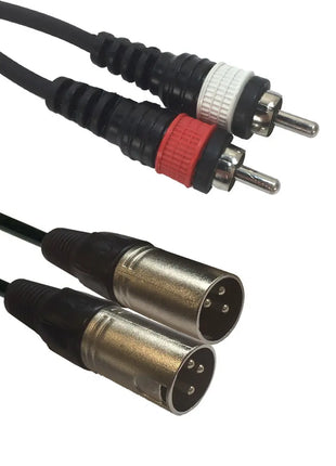 Accu Cable AC-2XM-2RM/15 2x XLR male/2 x RCA 15m