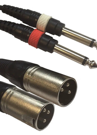 Accu Cable AC-2XM-2J6M/3 2x XLR male to 2x 63 Jack