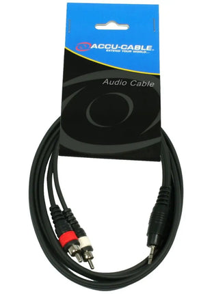 Accu Cable AC-J3S-2RM/15 35 Jack St/2x RCA cinch