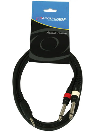 Accu Cable AC-J3S-2J6M/15 Jack 35 Stereo/2x 63 J