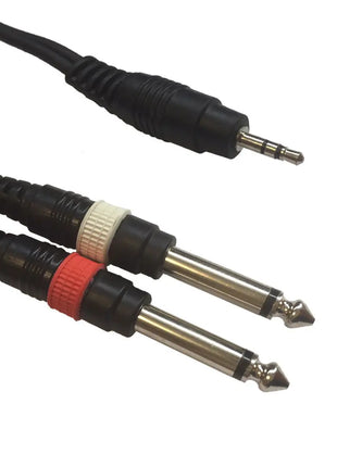 Accu Cable AC-J3S-2J6M/15 Jack 35 Stereo/2x 63 J