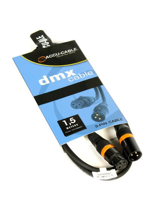 Accu Cable AC-DMX3/15 3 p. XLRm/3 p. XLRf 15m DMX