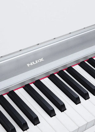 NU-X NCK-330 Digital Upright Piano - White NU-X