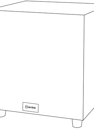 AV:Link M8S active sub cabinet 8in 100W AV:Link