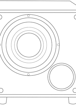 AV:Link M8S active sub cabinet 8in 100W AV:Link