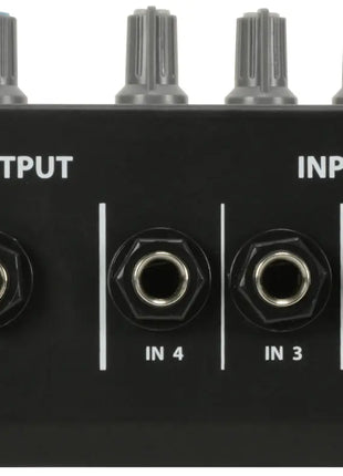 QTX 4 Channel Mini Microphone Mixer QTX