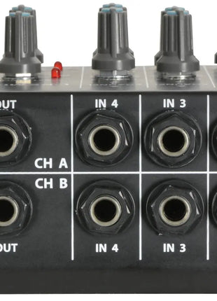 QTX 4 Stereo Channel Line Level & Instrument Mixer QTX