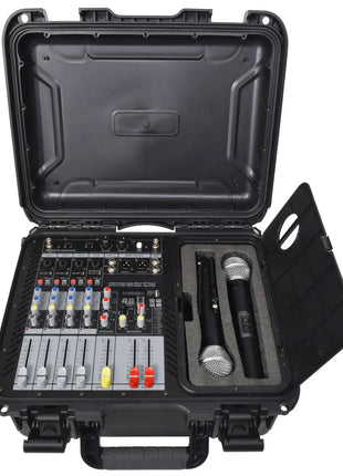 Citronic FLITE-600 Powered Mixer + 2 UHF Microphones + DSP Citronic