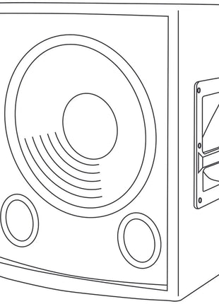 QTX QT15S Bass box 38cm (15") - 300W QTX
