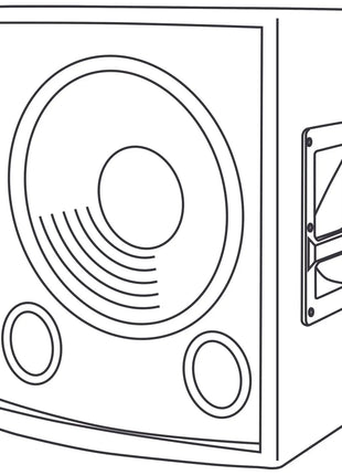 QTX QT18S Bass box 45cm (18") - 500W QTX