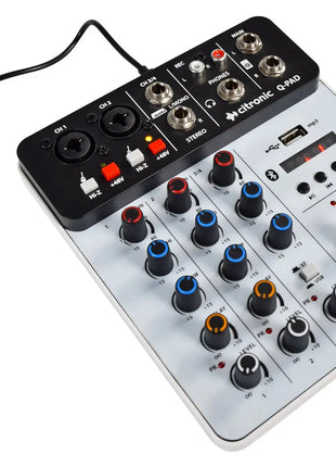 Citronic Q-PAD Compact Mixer + USB/BT/mp3 Citronic