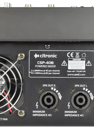 Citronic CSP-408 powered mixer 400W Citronic