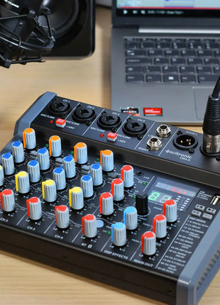 Citronic CMA-8 Compact Mixer with DSP FX and BT/USB Citronic