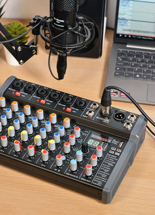 Citronic CMA-10 Compact Mixer with DSP FX and BT/USB Citronic