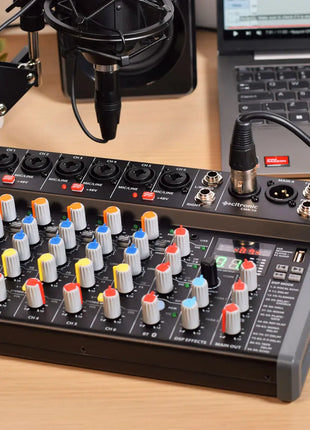 Citronic CMA-10 Compact Mixer with DSP FX and BT/USB Citronic