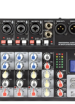 Citronic CSM-6 Mixer with USB / Bluetooth Player Citronic