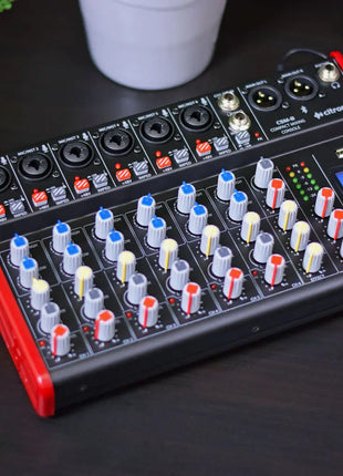 Citronic CSM-8 Mixer with USB / Bluetooth Player Citronic