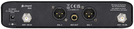 Chord XU2 Dual Handheld UHF Microphone System Chord