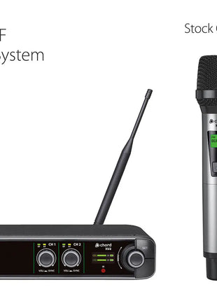 Chord XU2 Dual Handheld UHF Microphone System Chord