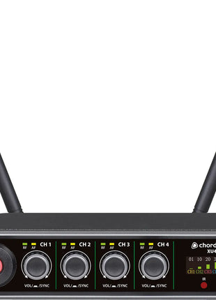 Chord XU4 Quad Bodypack UHF Microphone System Chord