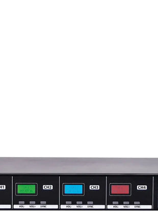 Citronic TU4 Quad PLL Mic Set 4 x Bodypack Transmitters Citronic