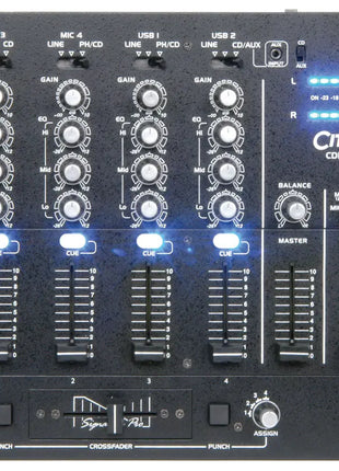 Citronic CDM10:4 4 Channel USB Mixer Citronic