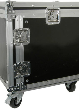 Citronic 8U 19" rack case with wheels Citronic