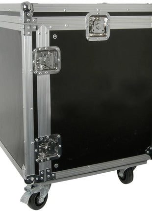 Citronic 12U 19" rack case with wheels Citronic