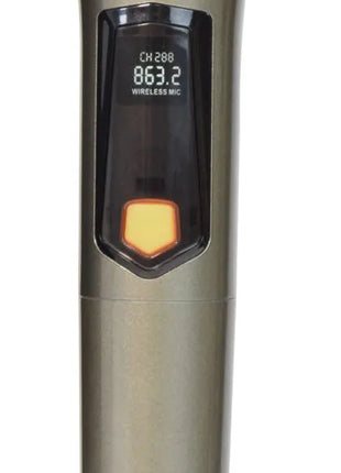 QTX J-MIC Dual UHF Handheld Microphone System QTX