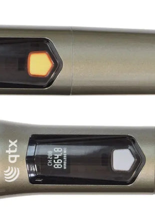 QTX J-MIC Dual UHF Handheld Microphone System QTX