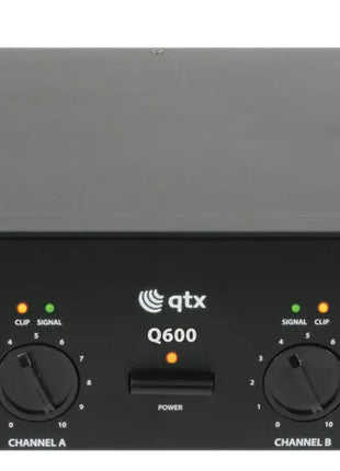 QTX Q600 power amplifier 2 x 300W QTX