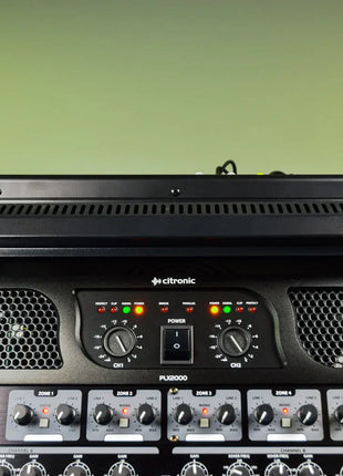 Citronic PLX2000 power amplifier, 2 x 700W @ 4 Ohms Citronic