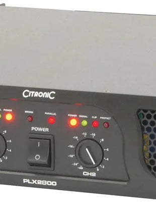 Citronic PLX2800 power amplifier, 2 x 1050W @ 4 Ohms Citronic
