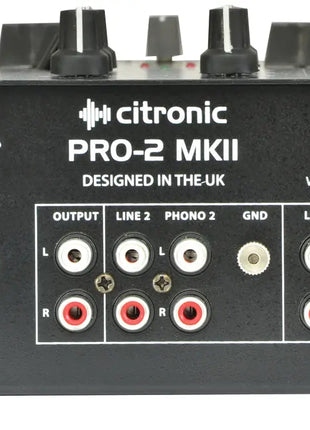 Citronic PRO-2 MKII 2-Channel DJ Mixer Citronic