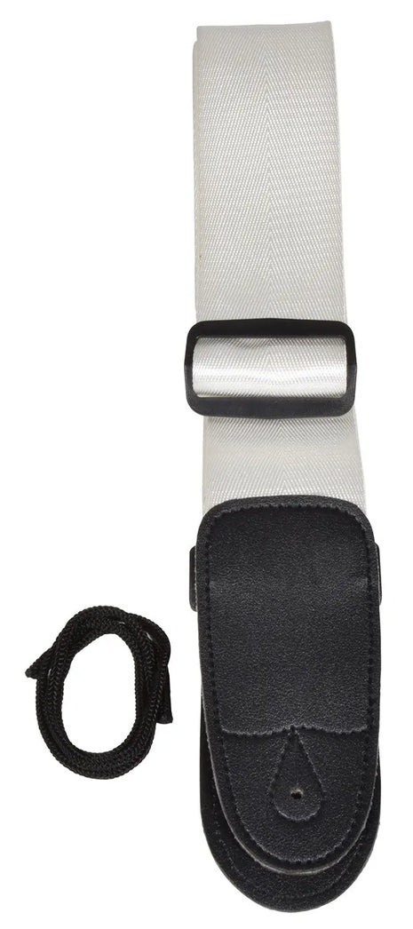 Chord Guitar Strap Webbing White Chord