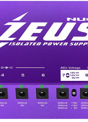 NU-X Zeus Guitar Pedal Power Supply NU-X