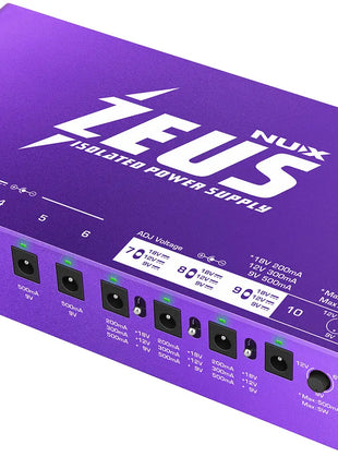 NU-X Zeus Guitar Pedal Power Supply NU-X