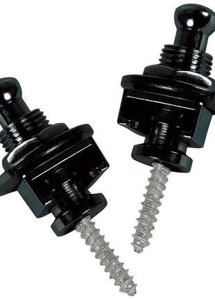 Chord Set of 2 strap locks for guitar - black Chord