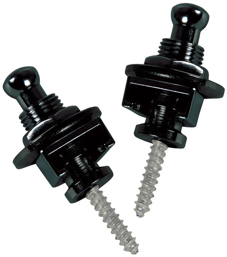 Chord Set of 2 strap locks for guitar - black Chord