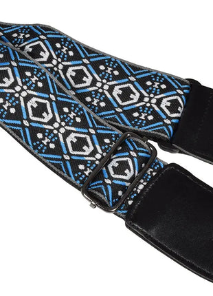 Chord Blue Jacquard Deluxe Guitar Strap Chord