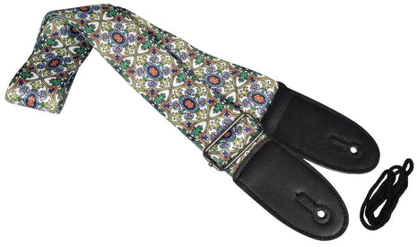 Chord Multi-colour Floral Deluxe Guitar Strap Chord