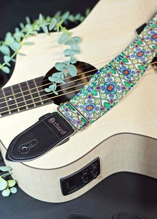 Chord Multi-colour Floral Deluxe Guitar Strap Chord