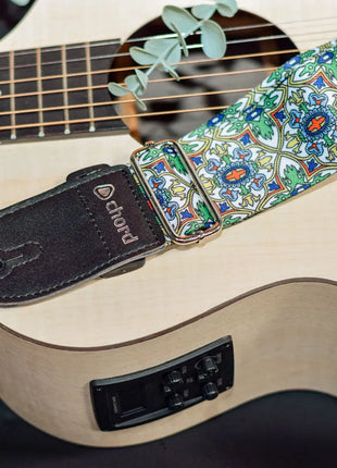 Chord Multi-colour Floral Deluxe Guitar Strap Chord